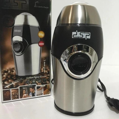 Кофемолка DSP KA-3001 200Вт 50г измельчитель серебристый