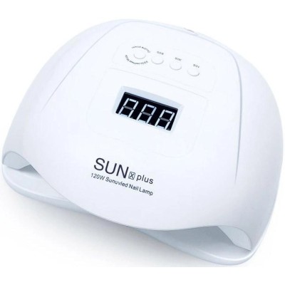 Лампа для манікюру SUN X plus White 120W UV/LED для полімеризації