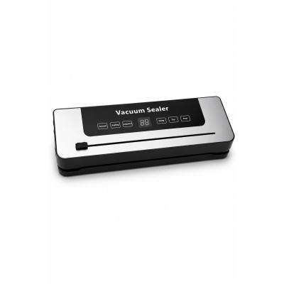 Вакуумный упаковщик для продуктов Vacuum Sealer LL-368 120Вт вакууматор ручной с резаком чёрно-белый