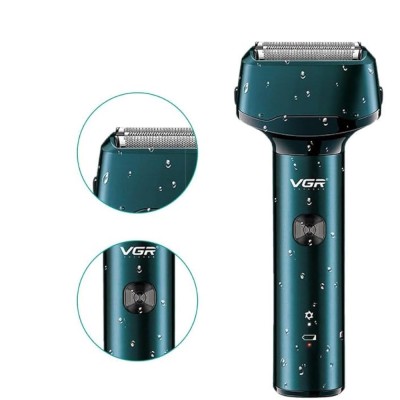Электробритва VGR V-370 Waterproof dark green