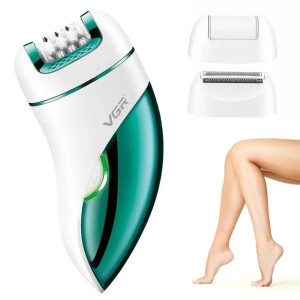 Эпилятор Vgr V-731 3 в 1 бело-зеленый