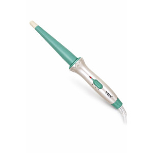 Плойка конусная для волос Vgr V-596 бело-зеленая