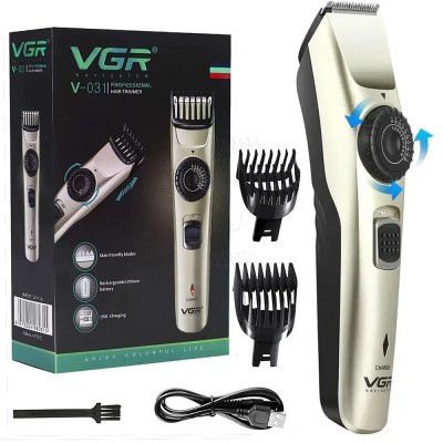 Машинка для стрижки волосся VGR V-031 тример для бороди та вусів