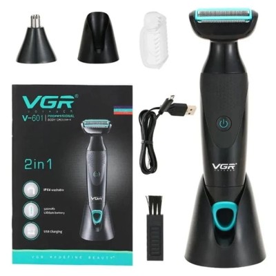 Електробритва триммер VGR V-601 для бороди, вусів та тіла
