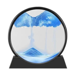 Пісочна картина Moving Sandscapes 3D 18см настільна синя, що рухається  