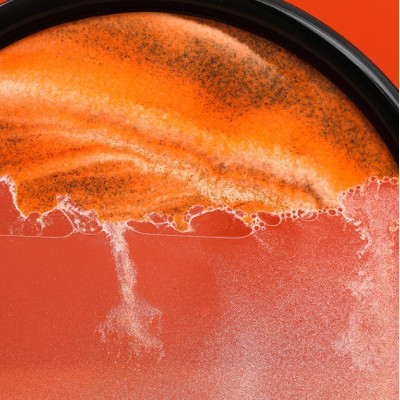 Пісочна картина Moving Sandscapes 3D 18см настільна помаранчева, що рухається.