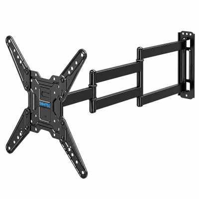Крепление кронштейн поворотный для телевизора и монитора настенное BONTEC CT140L 26-65 длинный полный ход, выдвижное до 95см