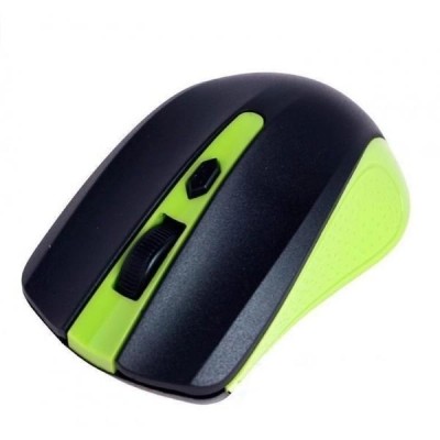 Мышь беспроводная Wireless Mouse G-211 чёрно-зелёный