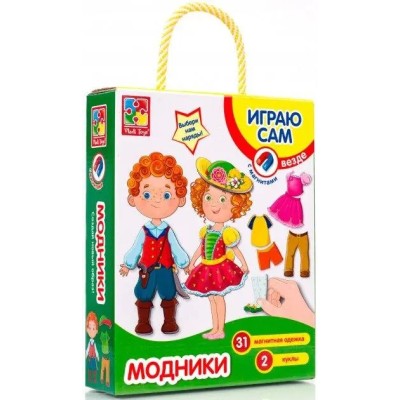 Магнитная игра-одевашка Модники Vladi Toys VT3702-02