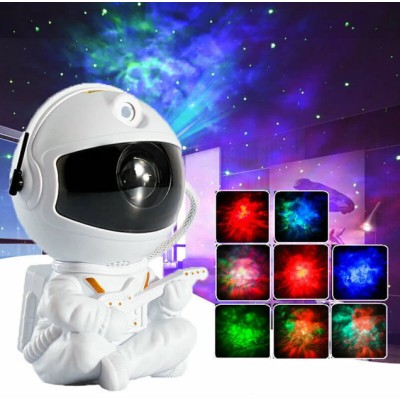 Ночник проектор космонавт Astronaut mini with guitar астронавт с подсветкой звездное небо