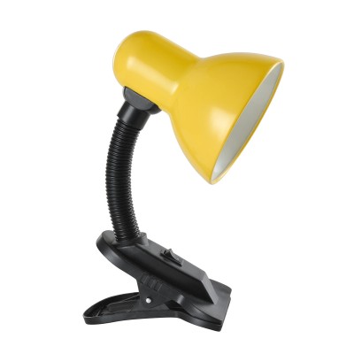Лампа настільна SIRIUS TY 1108B на одну лампочку з прищіпкою (жовта)