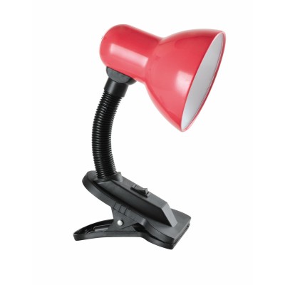 Лампа настольная Sirius TY 1108B на одну лампочку с прищепкой красная