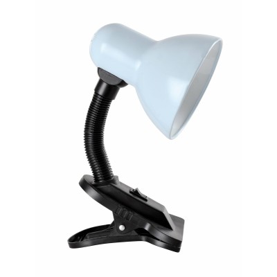 Лампа настільна SIRIUS TY 1108B на одну лампочку з прищіпкою (біла)