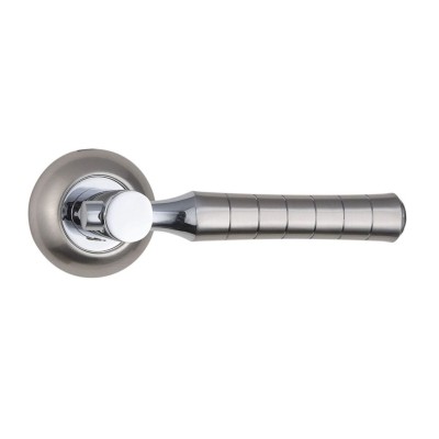 Дверна ручка на розетці SIBA Pisa матовий нікель/хром