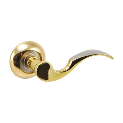 Ручка дверная OSIMO на розетке R02 матовый никель темное золото (90 22) SIBA Z09 0 90 22