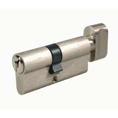 Циліндр 60 мм (30/30Т) ключ-вороток 5 кл матовий нікель 12160/CTS SIBA 25.10.25 /CTS 5 к