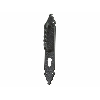 Ручка-скоба дверная на планке мод 105 под цилиндр PZ AMIG 16184