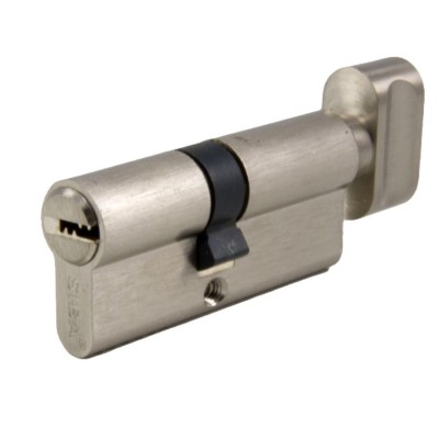 Цилиндр 120 мм (60x60T) ключ-вороток 5 кл матовый никель 12120/ВТS SIBA 55.10.55 /BTS