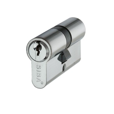 Цилиндр 62 мм (31/31) ключ-ключ 3 кл хром полированный 12162/CK SIBA 26.10.26 /СK 3к