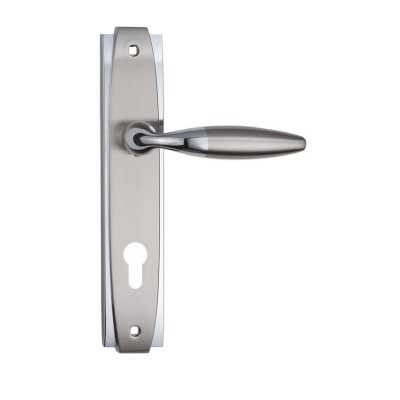 Дверна ручка SETRA на планці PZ 85 мм матовий нікель хром (22 07) SIBA Z19 3 22 07