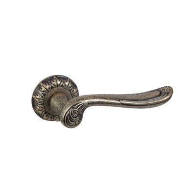 Ручка дверная BARON на розетке R05 античная бронза (82 82) SIBA Z30 0 82 82