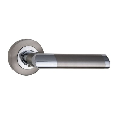 Дверна ручка на розетці SIBA Triesta матовий нікель/хром