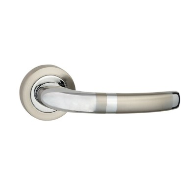 Дверна ручка SIDE на розетці А01 матовий нікель хром (22 07) SIBA A33 0 22 07