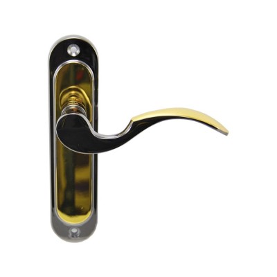 Ручка дверна OSIMO на планці 0K темний нікель полірована золото (06 09) SIBA Z09 0K 06 09