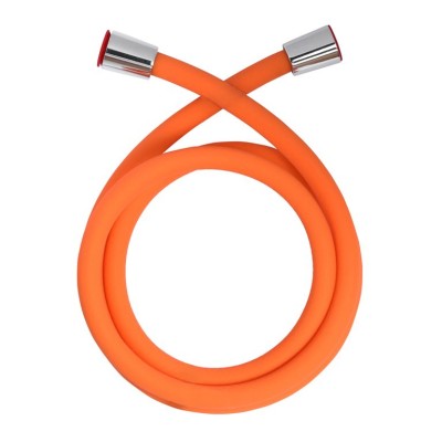 Шланг для душу ZERIX F12 Orange (150 см) (ZX3000) силіконовий