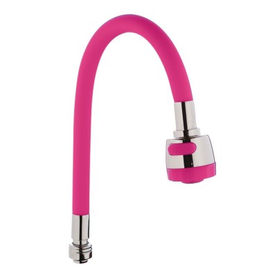 Излив для смесителя силиконовый (розовый) ZERIX SPS-01 (ZX2630)