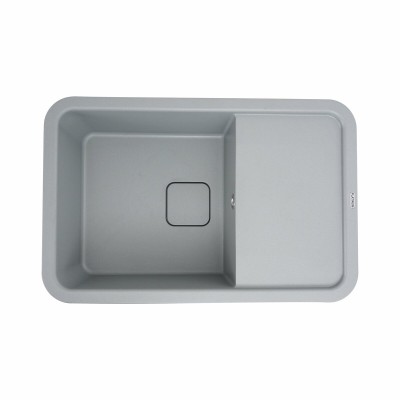 Мойка кухонная Platinum Cube 7850 серый металлик