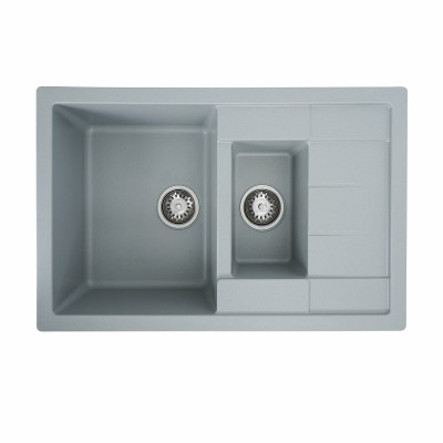 Мийка кухонна Platinum Toskana 7850W Сірий металік