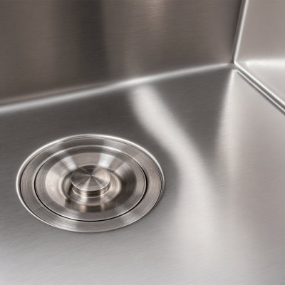 Мойка кухонная Platinum Handmade 50х50х22 3,0/1,5 корзина + дозатор