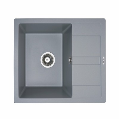 Мийка кухонна Platinum Aria 5851 Сірий металік
