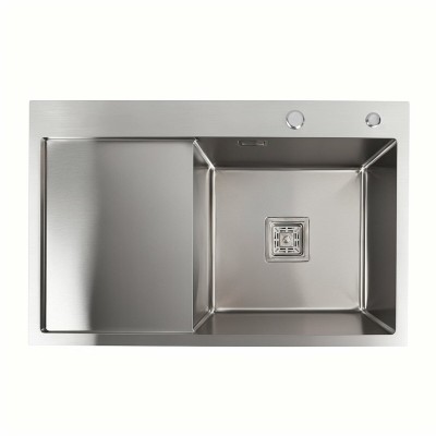Мийка кухонна Platinum Handmade 78x50B R нержавіюча сталь