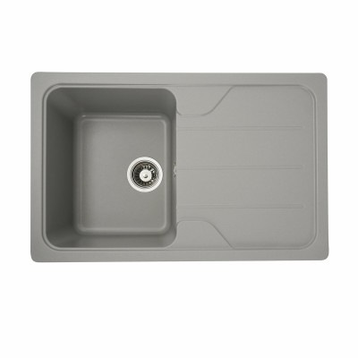 Мийка кухонна Platinum Verona 7850 Сірий металік