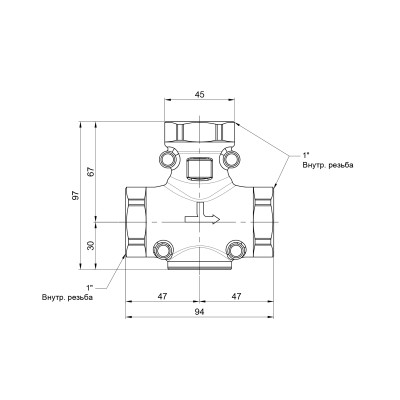 Антиконденсационный клапан 1"-55C Icma 133