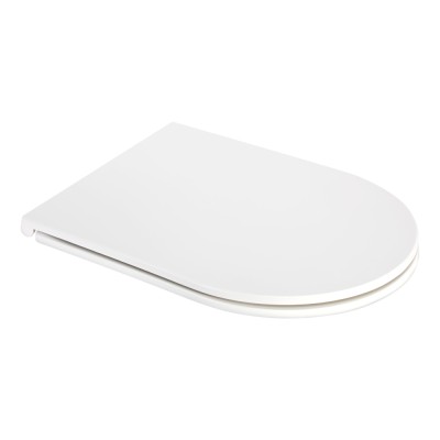 Унитаз подвесной Qtap Robin безободковый с сидением Slim Soft-close QT1333046ENRW