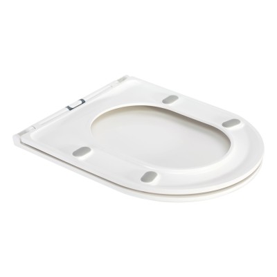 Унитаз подвесной Qtap Robin безободковый с сидением Slim Soft-close QT1333046ENRW