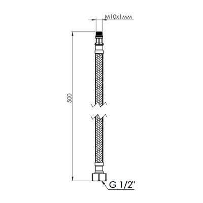 Шланг для воды SD Forte NYLON SF390W50