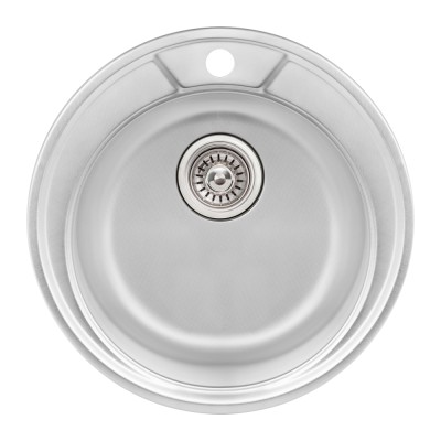 Кухонна мийка Qtap D490 0,8 мм Micro Decor (QTD490MICDEC08)