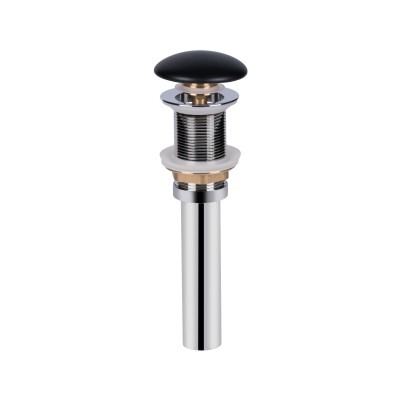 Донный клапан для раковины Qtap PU03 MATT BLACK