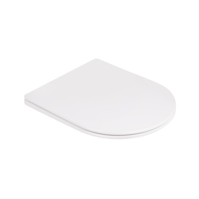 Унитаз напольный Qtap Swan безободковый с сидением Soft-close QT16223178W