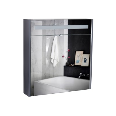 Шкаф подвесной зеркальный Qtap Robin с подсветкой QT1377ZP7002G