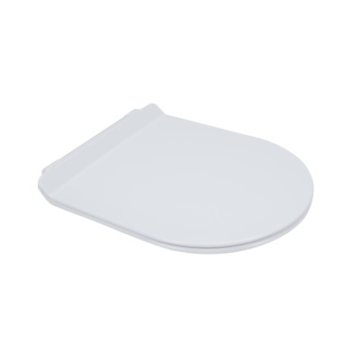 Унитаз-компакт Qtap Presto безободковый с сидением Soft-close QT24221217AW