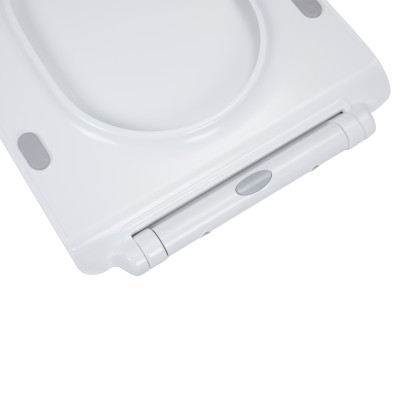 Унитаз-компакт Qtap Presto безободковый с сидением Soft-close QT24221217AW
