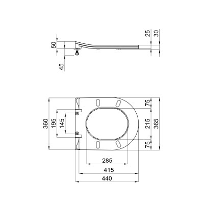 Сиденье для унитаза Qtap Robin/Scorpio с микролифтом Slim QT99U184UF450MB