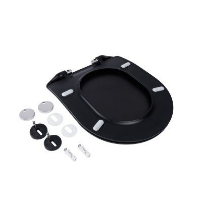 Сиденье для унитаза Qtap Robin/Scorpio с микролифтом Slim QT99U184UF450MB