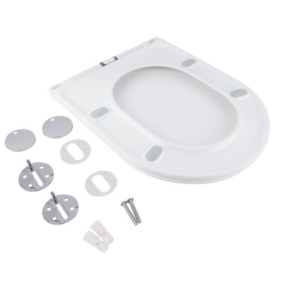 Сиденье для унитаза Qtap Robin/Scorpio с микролифтом Slim QT99HXU09W