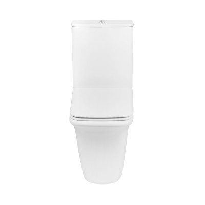 Унитаз-компакт Qtap Kalao безободковый с сидением Soft-close QT08221213A W